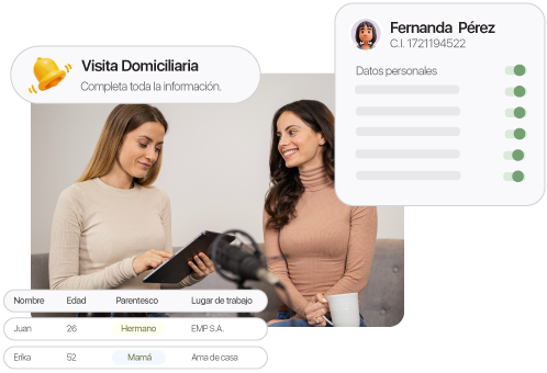 Evaluaciones por profesionales del Trabajo Social